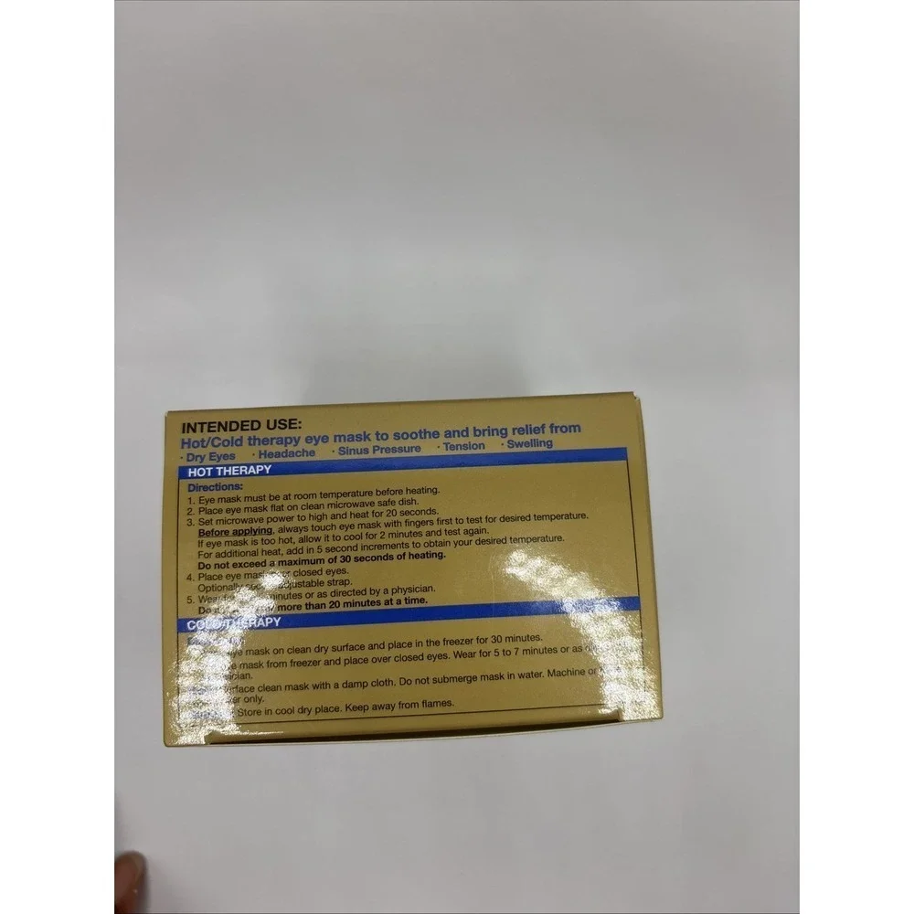 OASIS Eye Mask Rest & Relief Hot & Cold Therapy Relief For Dry Eye Symptoms